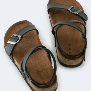 Aeropostale Sandals Womens Crisscross Ankle Strap Cork Sandal